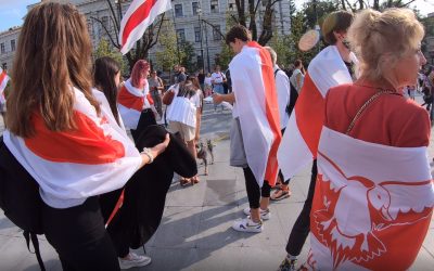 В Вильнюсе состоялся митинг в поддержку белорусской оппозиции