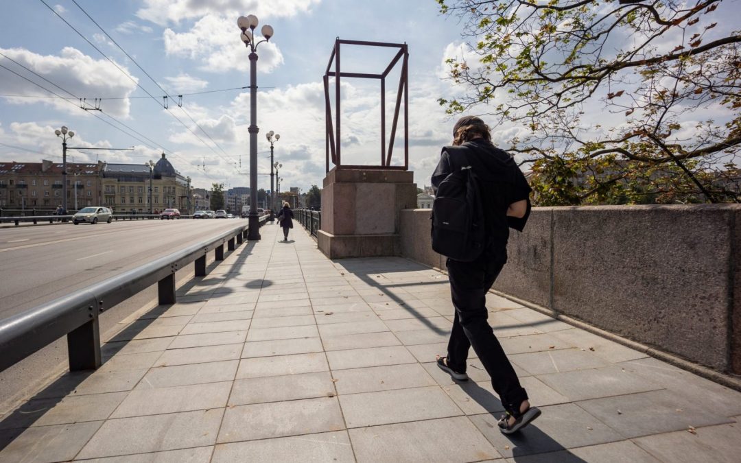 На Зелёном мосту появилась новая художественная инсталляция