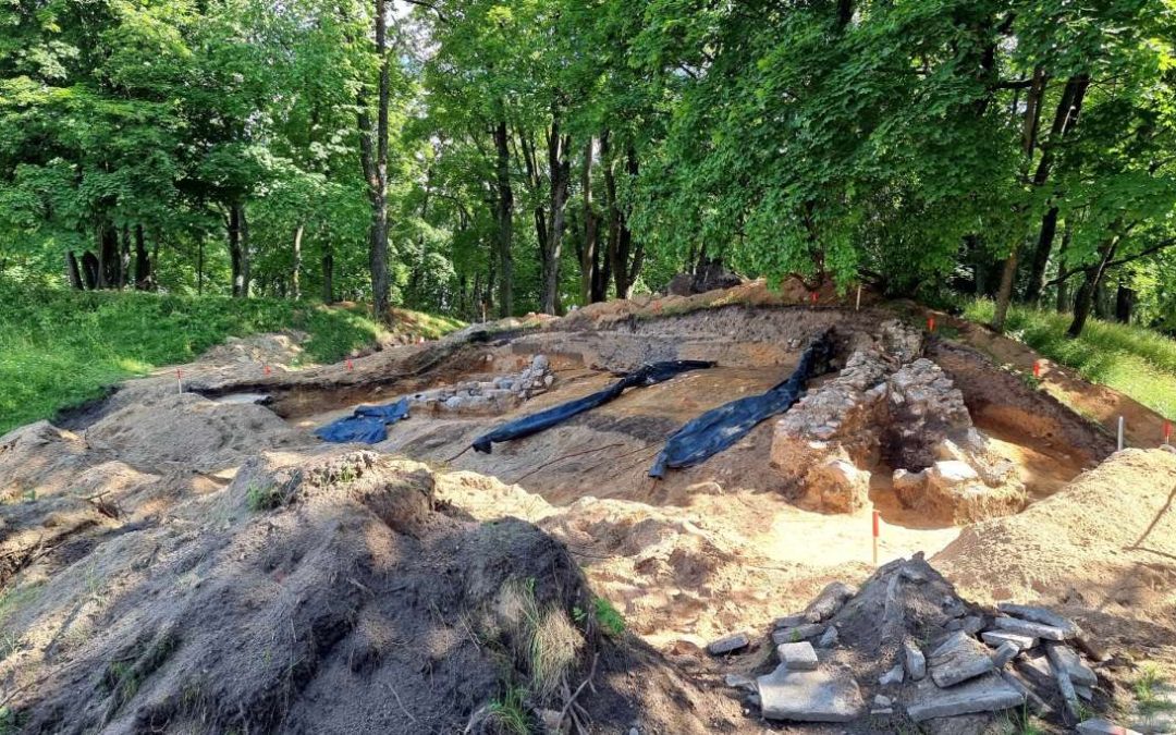 Гроб с позолоченным мечом. Находка при раскопках на горе Таурас в Вильнюсе озадачила археологов