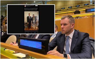 Глава МИД Литвы встретился с соратником Навального и попал в скандал из-за «Крым – наш»