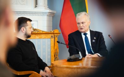 Международная мобилизация, вооружение и восстановление: как проходит визит Зеленского в Литве