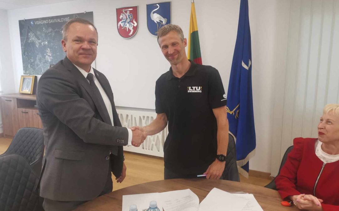 Подписан устав учреждения «Висагинский плавательный центр»
